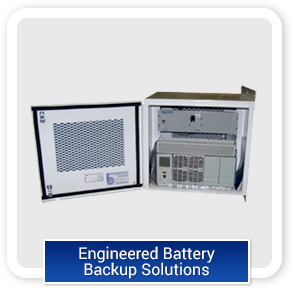 Engineered battery backup installation